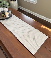 COTTAGE WEAVE CREAM LONG RUNNER